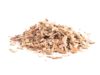 A small pile of wood chips.